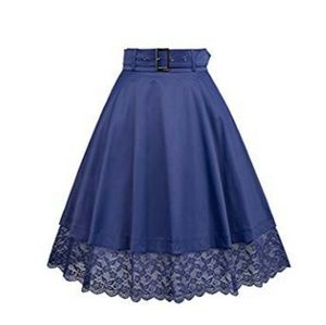 Blue retro skirt